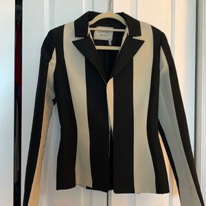 Lanvin jacket black and taupe French size 38
